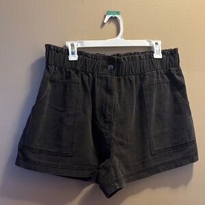 SHEIN High Waist Black Shorts